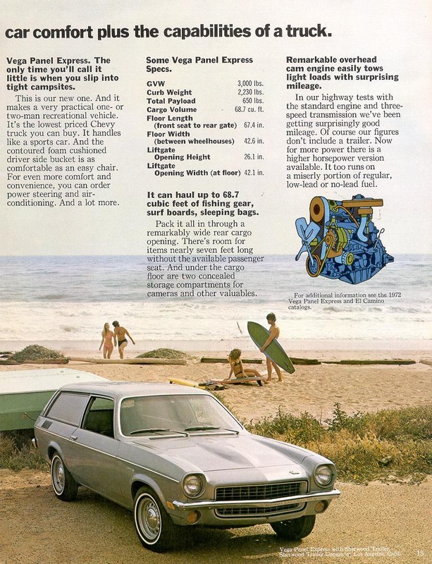 1972 Chevrolet Recreation Vehicles Brochure Page 10